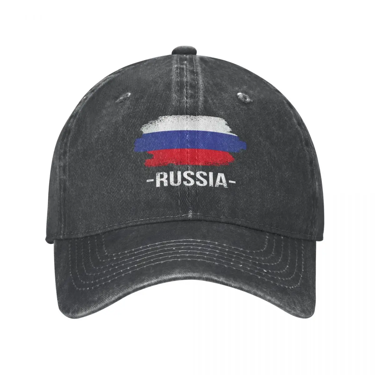 Flag Of Russia Baseball Cap Patriot Cute Man Washed Trucker Hat Adjustable Print Running Snapback Cap Gift