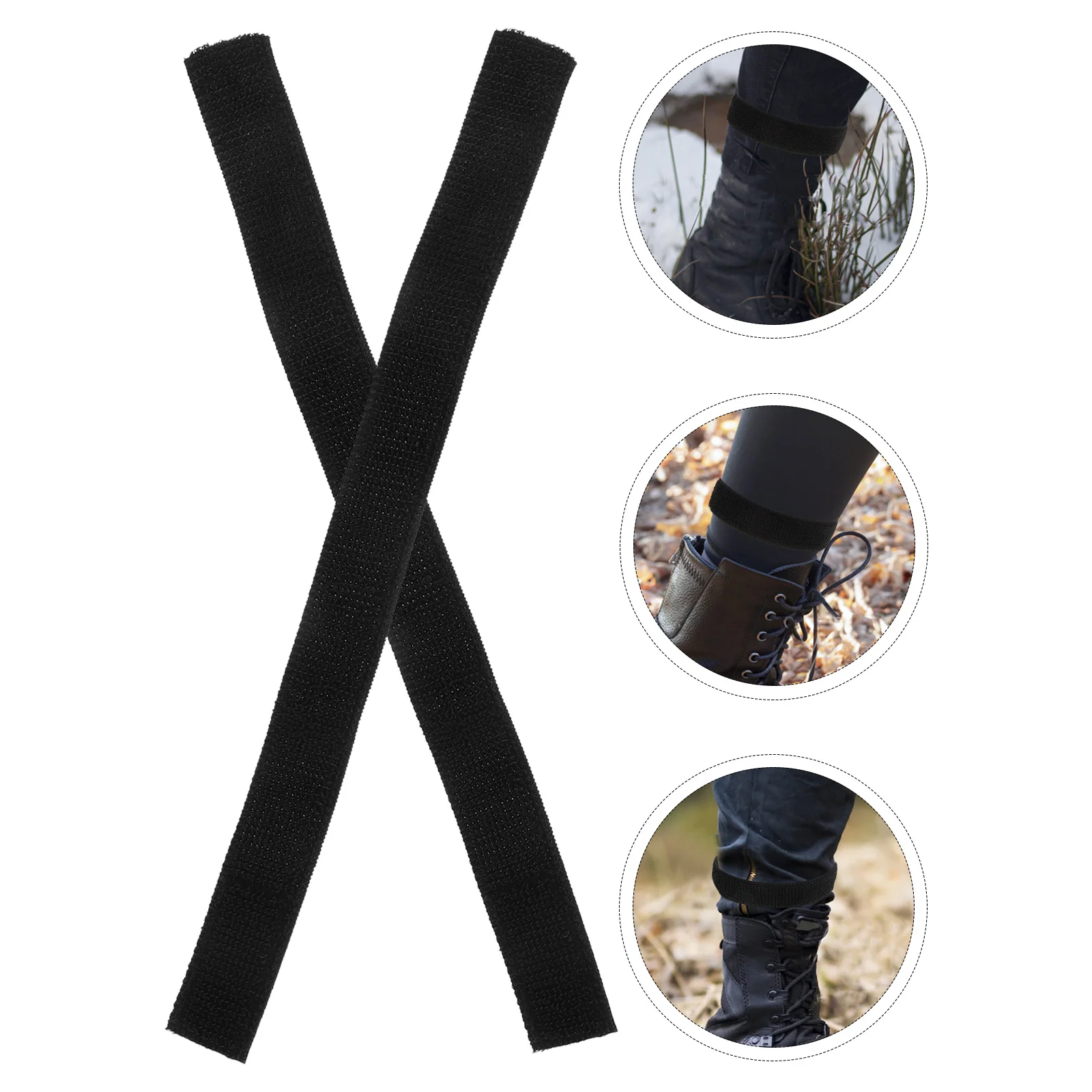 

6pcs Boot Straps Pant Leg Cuff Straps For Bike Riding Cycling Accessories Elastic Ankle Bands Motorcycle Ski Snowboard Workout