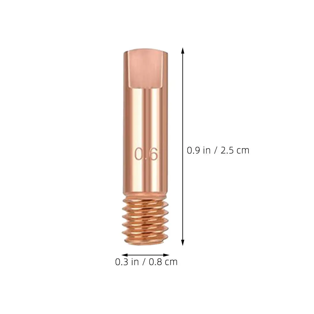 40pcs MIG Welding Contact Tips, Nozzles & Diffusers – High-Conductivity Copper Torch Accessories for 15AK