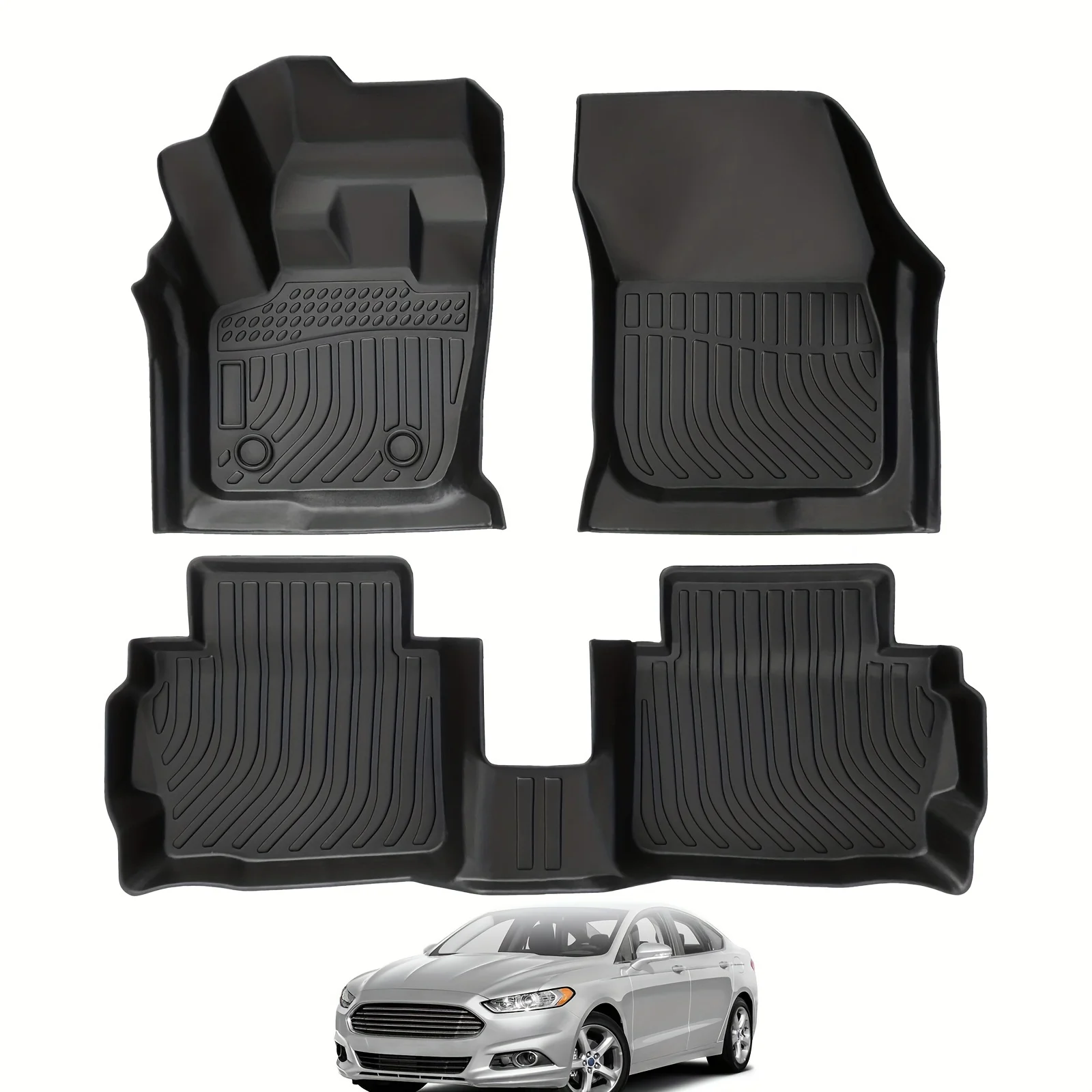 For Ford Focus All Weather Car Floor Mats, 2013 2014 2015 2016 Model, For Lincoln MKZ All Weather Car Floor Mats, 2013-2016