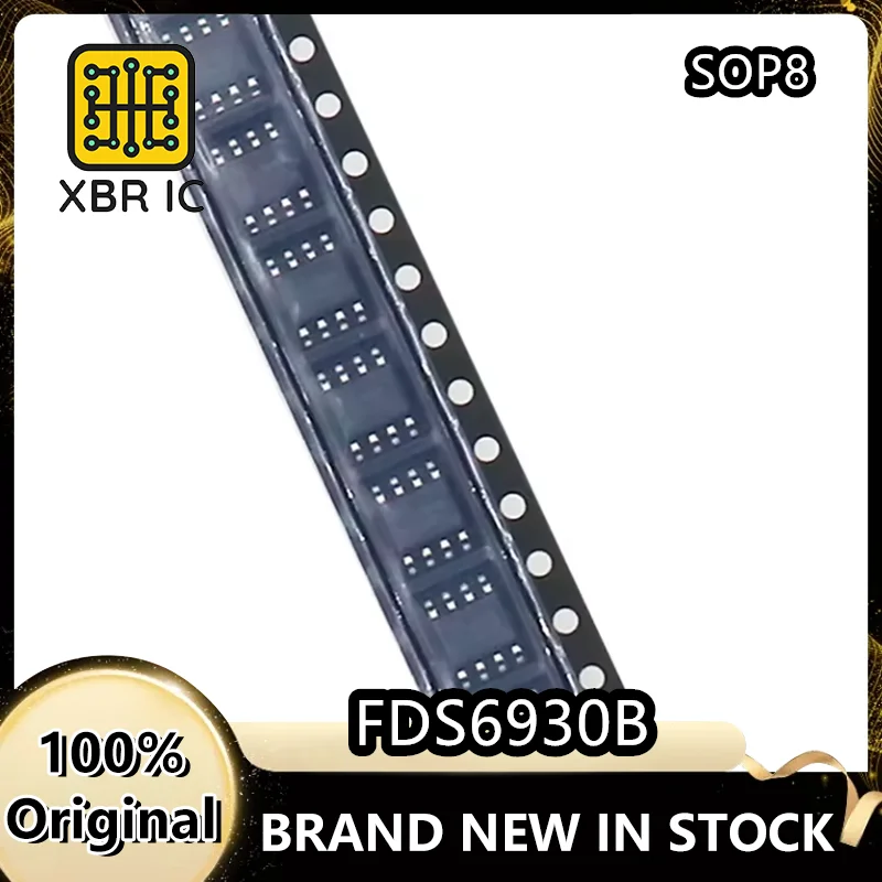 

(20/50 pieces) FDS6930B FDS6930 6930B Dual N+N Channel 30V 5.5A Field Effect Transistor SOP-8 Genuine Original Product In Stock