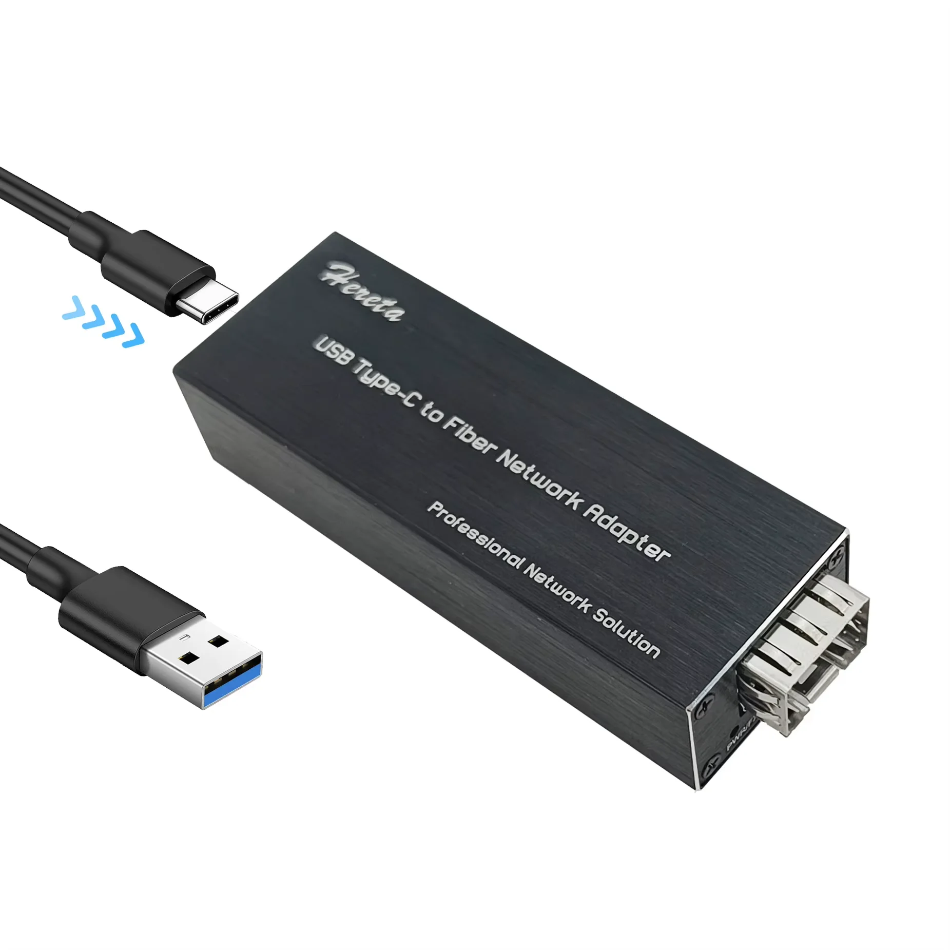 Mini USB3.0 to SFP/RJ45 Gigabit Fiber/Ethernet Network Adapter for PC Laptop Tablet Compact Network Card