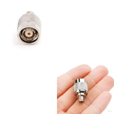 T21A RP-TNC Male Plug To RP-SMA Female RF Connector Coaxial Converter Adapter
