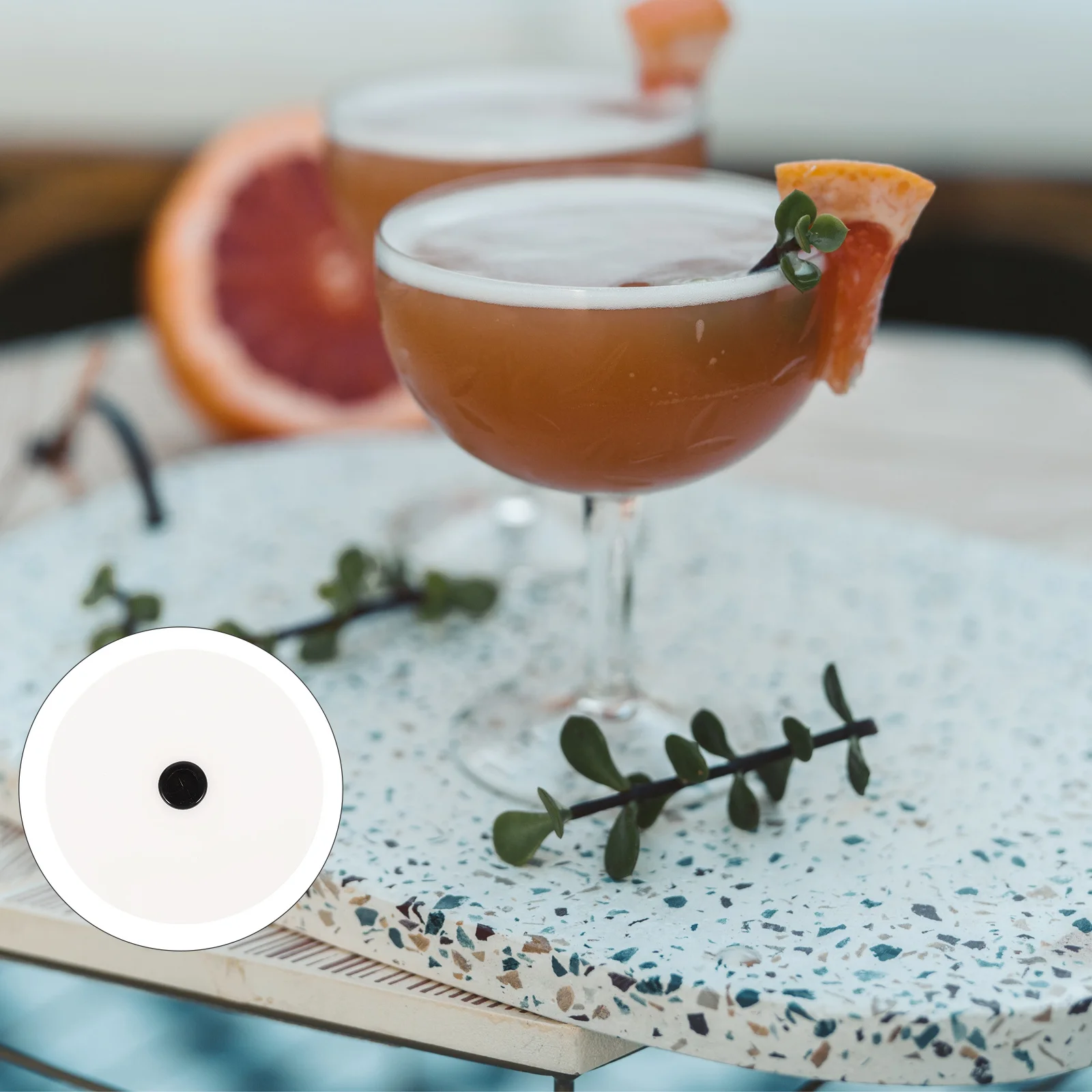 

Plastic Smoking Cup Cover Round Cocktail Smoke Infuser Lid for Whiskey Beverage Cocktail Smoke Cup Lid