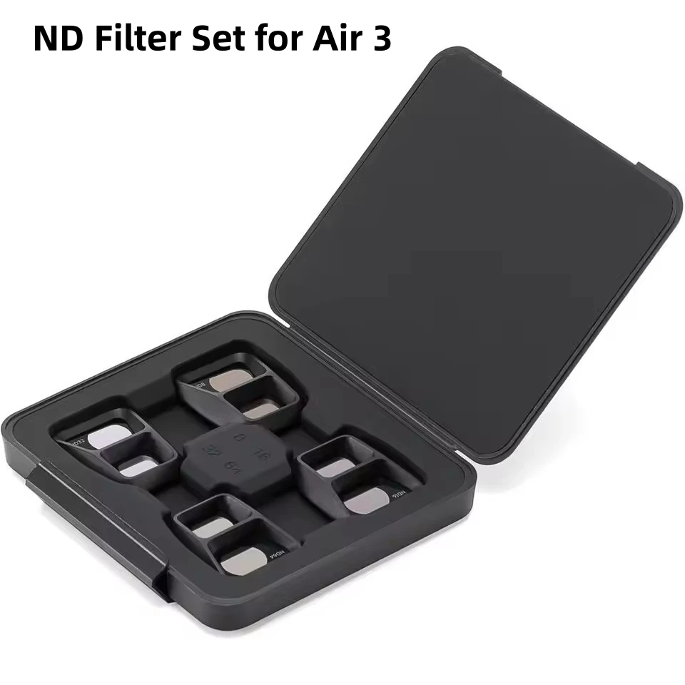 

Original DJ ND Filter Set for Air 3 Camera Drone 4-Pack to Reduces Light by 3 to 6 Stops Accessories