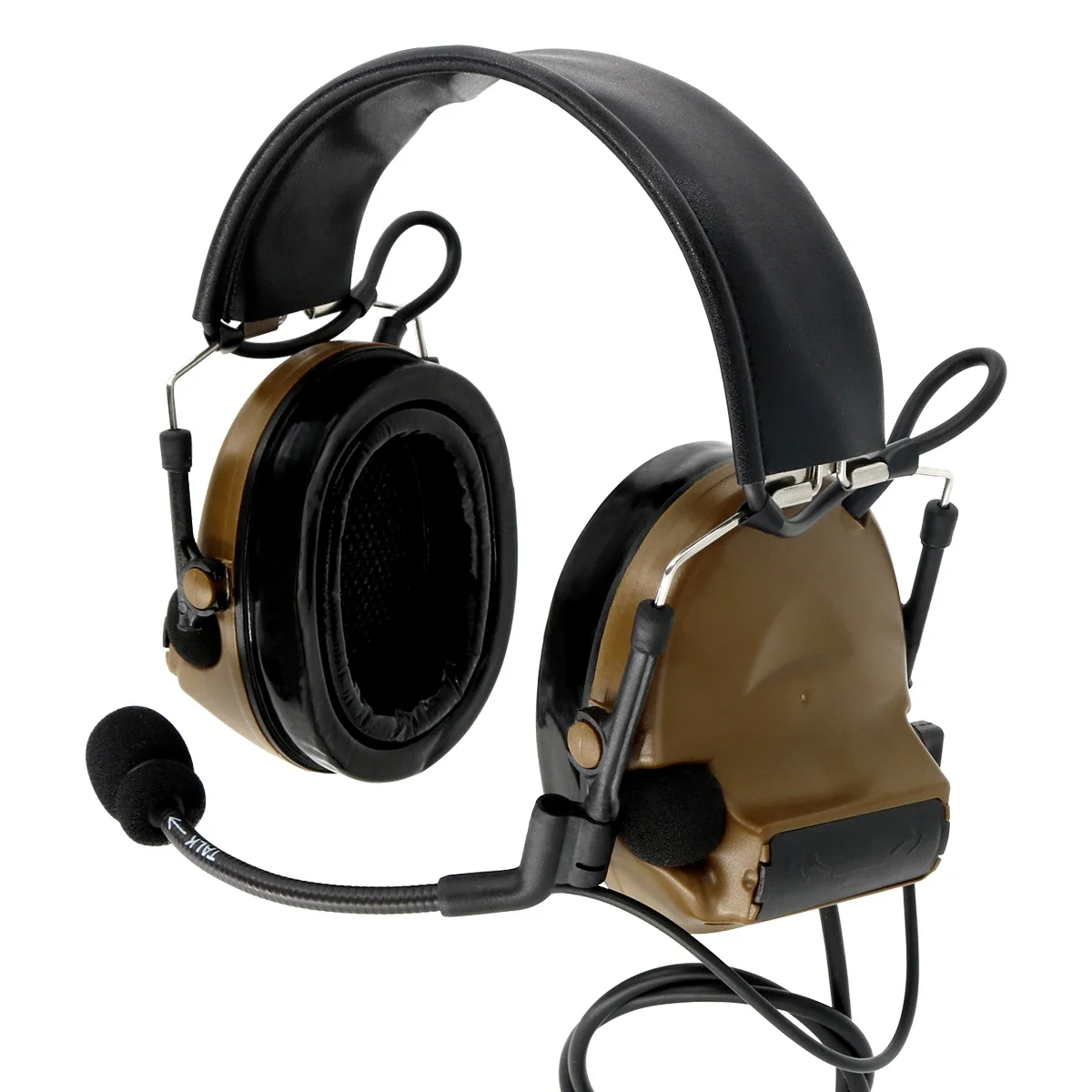 Imagem -04 - Tac-sky Comtac ii Silicone Earmuffs ao ar Livre Tático Defesa Auditiva Redução de Ruído Captador Tiro Fone de Ouvido Tático Comtac 2