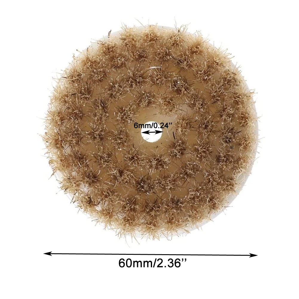 1 stücke 60mm Soft Drill angetrieben Bürsten kopf für die Reinigung Auto Teppich Bad Reinigung Bad Power Reinigungs werkzeuge Heimwerker