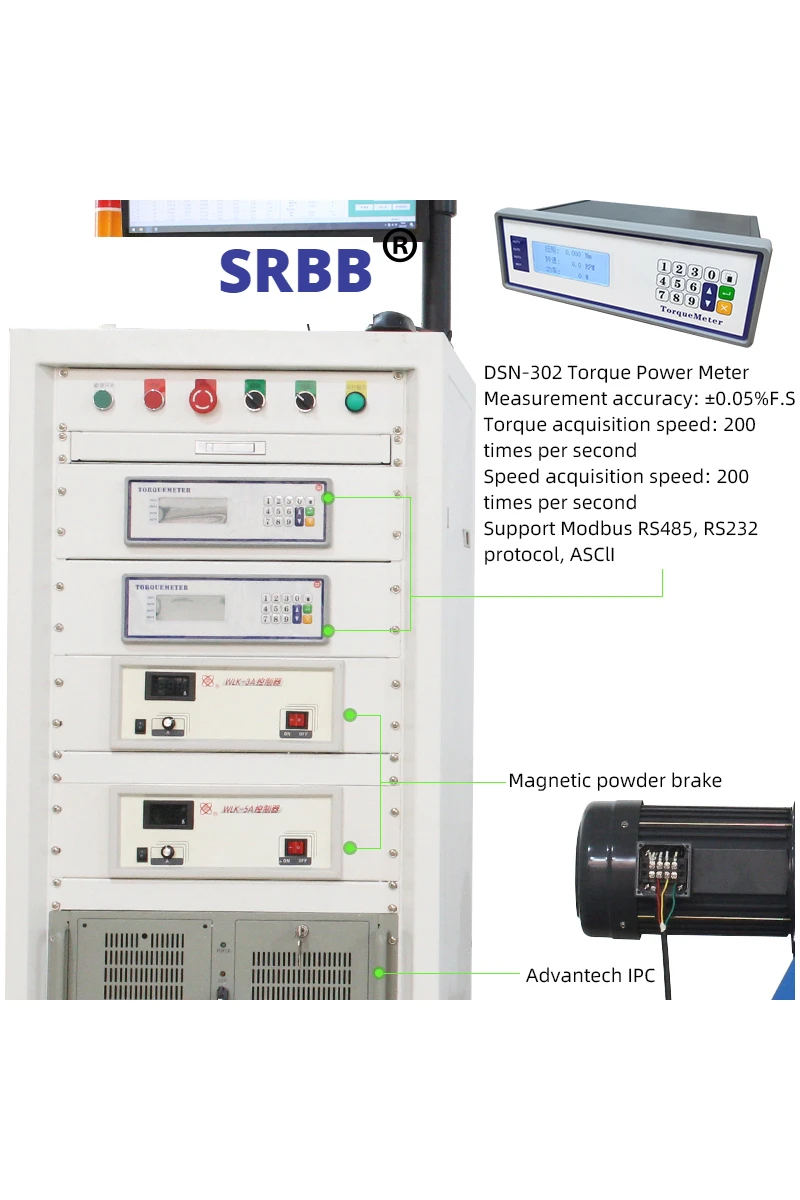 Weighing Torque load Dynamic Torque Sensor Dynamometer Motor Tester Large Capacity Test for Mechanical Automation Industry