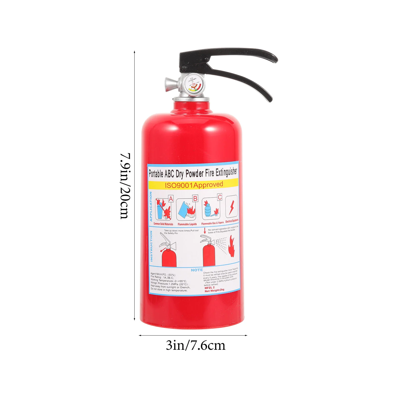 Personality Fire Extinguisher Piggy Bank Travel Children’s Toys Girls Gift Aluminum Alloy Kids