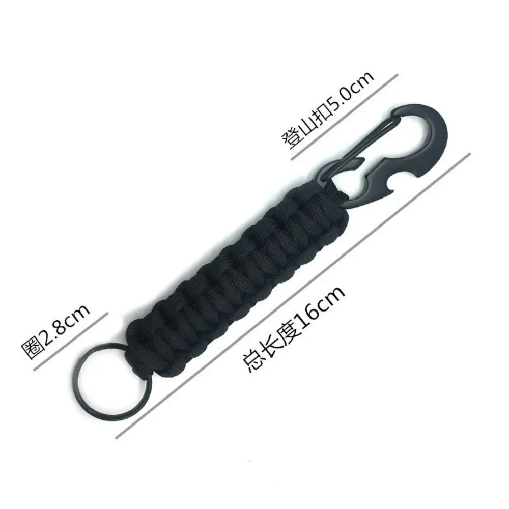 Keychain Survival Tool Outdoor Tools Hiking Climb Keychain Umbrella Rope Keychain Bottle Opener Keyring Bottle Opener Key Chain