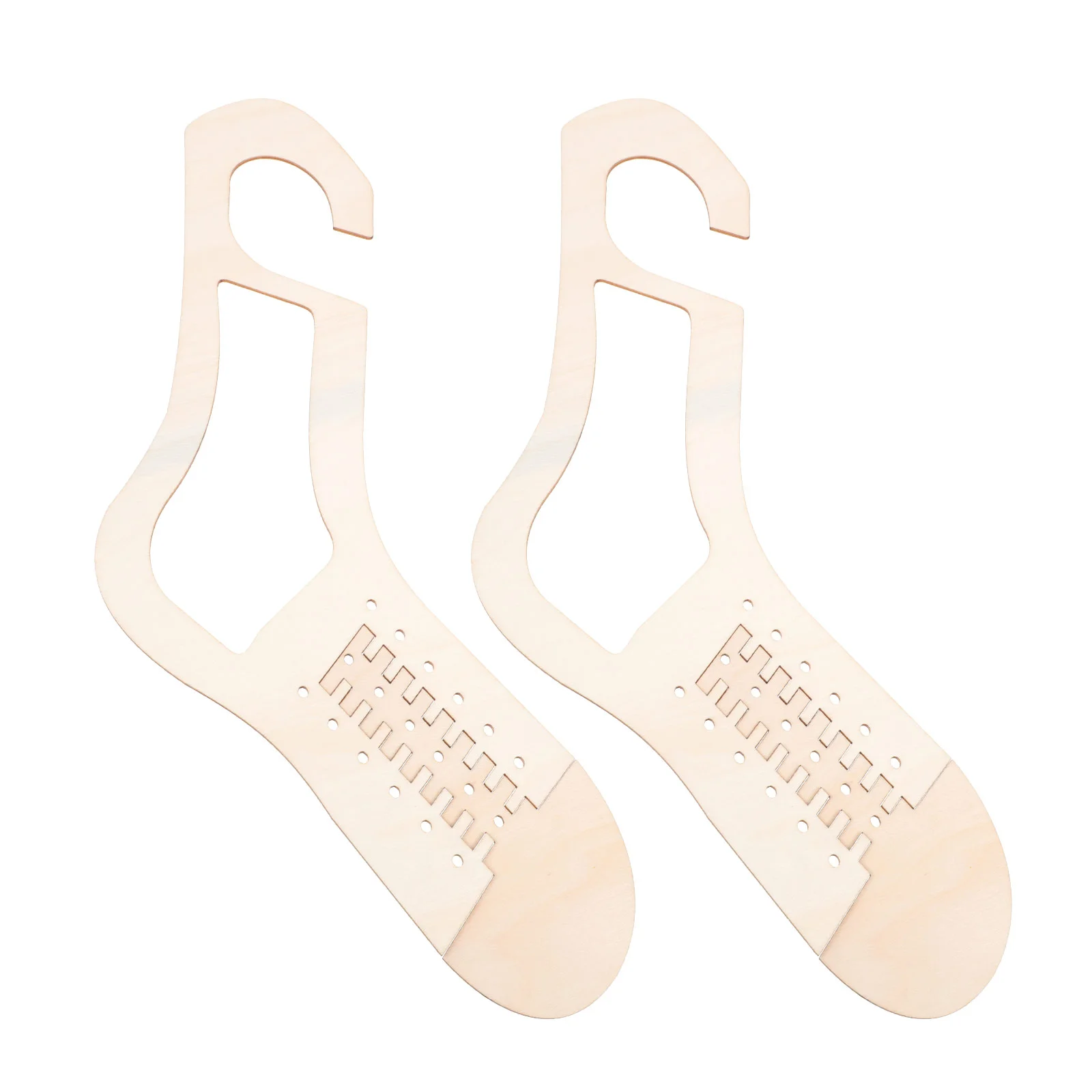 Wooden Sock Blocker Woven Socks Model Retractable Shaping Tool for Knitting Stocking Mold Easy Storage Customizable Gifts