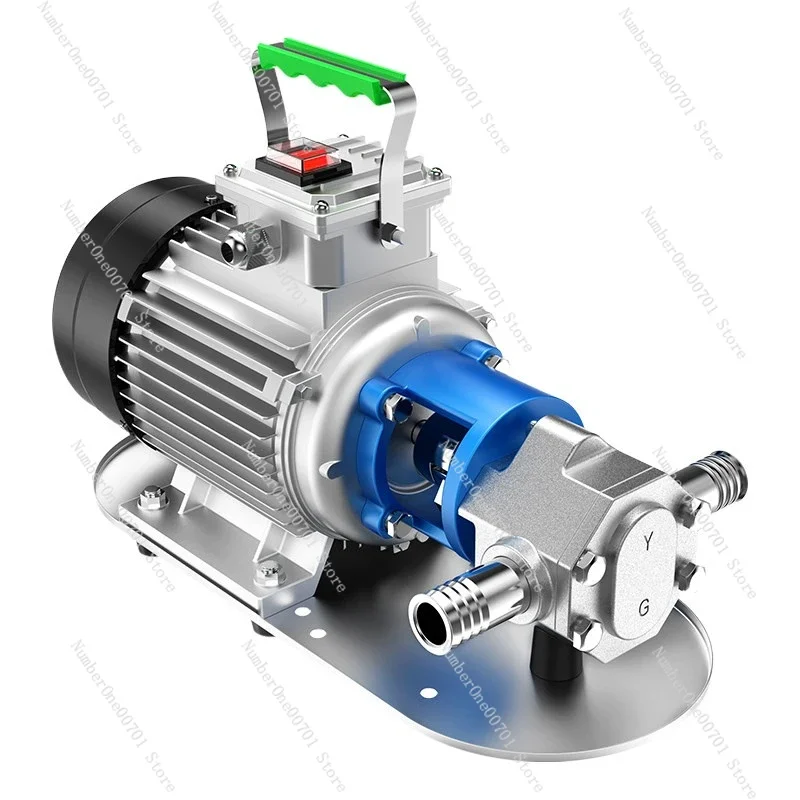 JG-30 Electric Oil Pump Self Suction Gear Oil Pump Food Grade Stainless Steel Hydraulic Oil Pump 380W 220V/380V 30L/min 30M