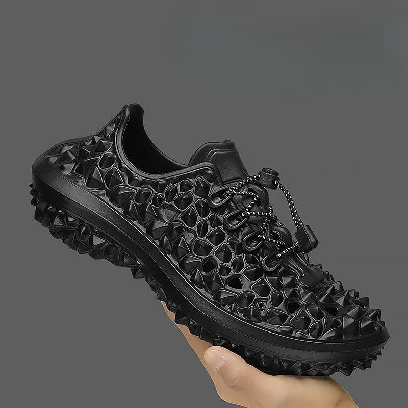 

Пляжные мужские сандалии, износостойкие летние распродажи, тренд 2025, роскошные новые туфли с открытым носком, низкая цена, покупайте дизайн, мужская обувь