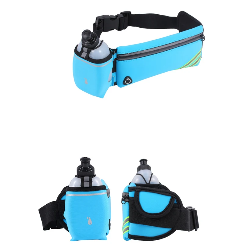 Pouch Waist Bag 4 Colors Running Sports Water Bottles Waterproof Adjustable Pack Stretch Fitness Hydration New