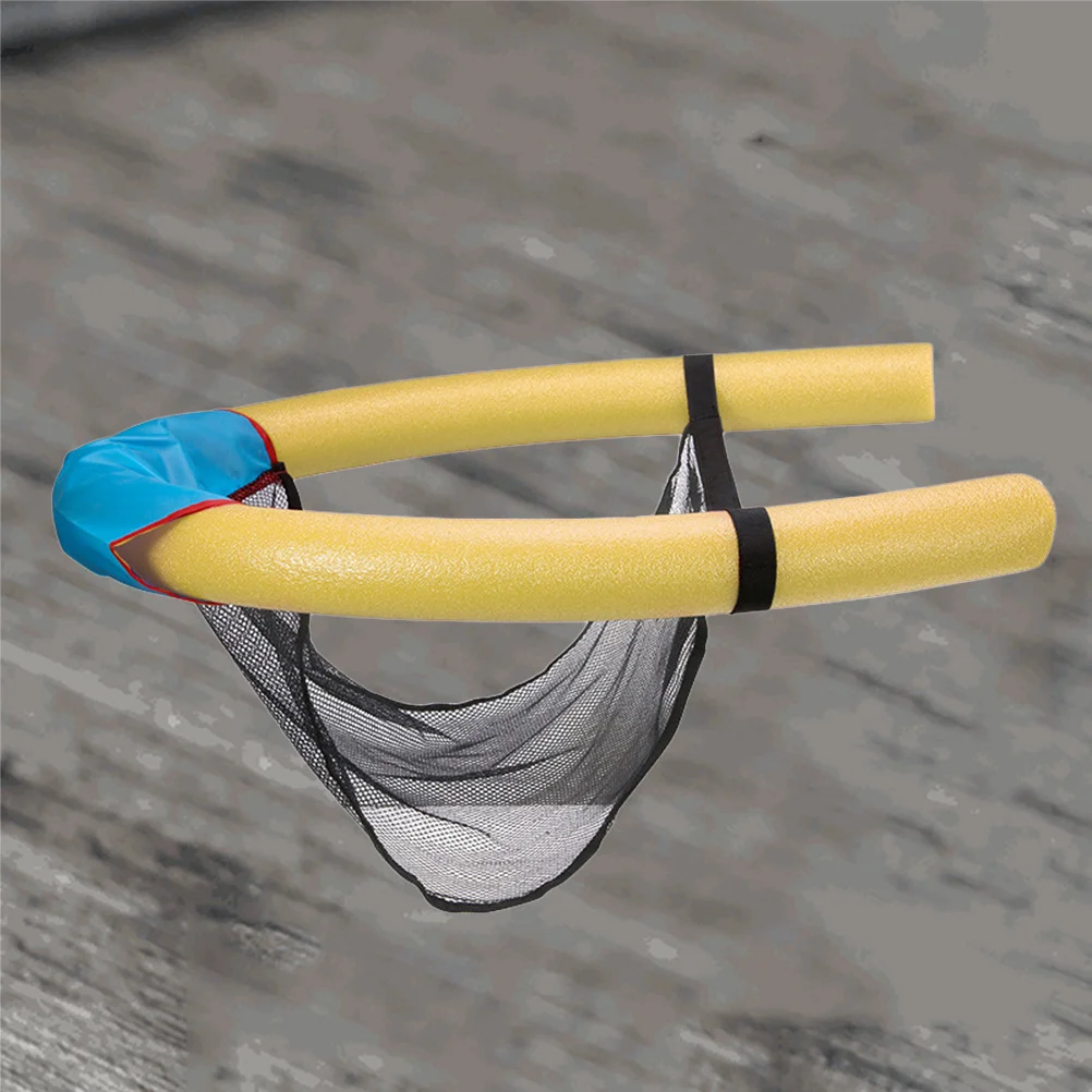 Pool Floating Seat Solid Rod 7.5x150cm Yellow Swimming Pool Noodle Chair Comfortable Support Floating Swimming Learners