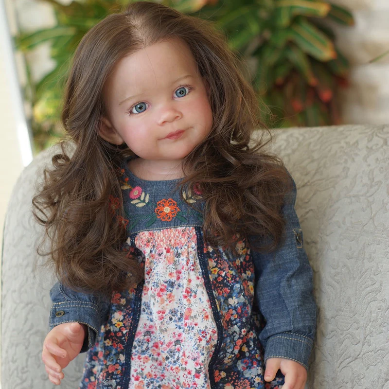 30inch Reborn Doll Kit Ziva Huge Size Toddler Girl Unfinished Unpainted Unassembled for Artists DIY Doll Parts Collectible Doll - view 3