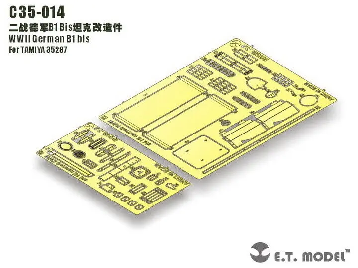 

ET Model 1/35 C35-014 WWII German B1 bis For TAMIYA 35287