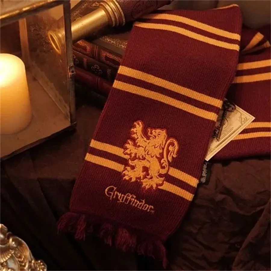 Harris scarf, Hogwarts Slytherin University emblem, Hermione scarf gift, cosplay accessory for the same movie