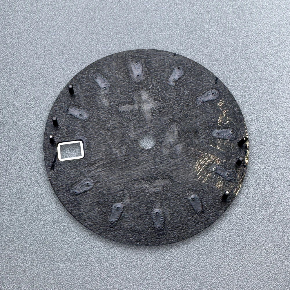 28.5mm GS Logo With Grand S Dial Suitable Fit NH35/NH36/4R/7S Japan Movement Bark Pattern High Quality  Watch Accessories ﻿