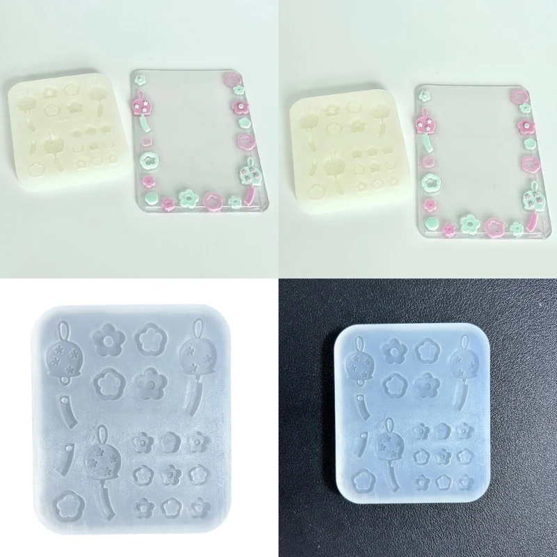 

Epoxy Resin Casting Mold Flower Parts Silicone Mold Pendant Jewelry Keychain Decoration Diy Craft Making