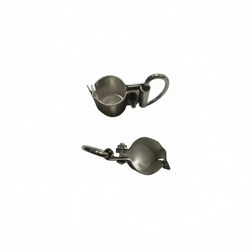 Steel Grounding Clamp Pipe Bracket Conduit Mounting Hardware Adjustable Tube Fixing Buckle Water Line Support Accessory