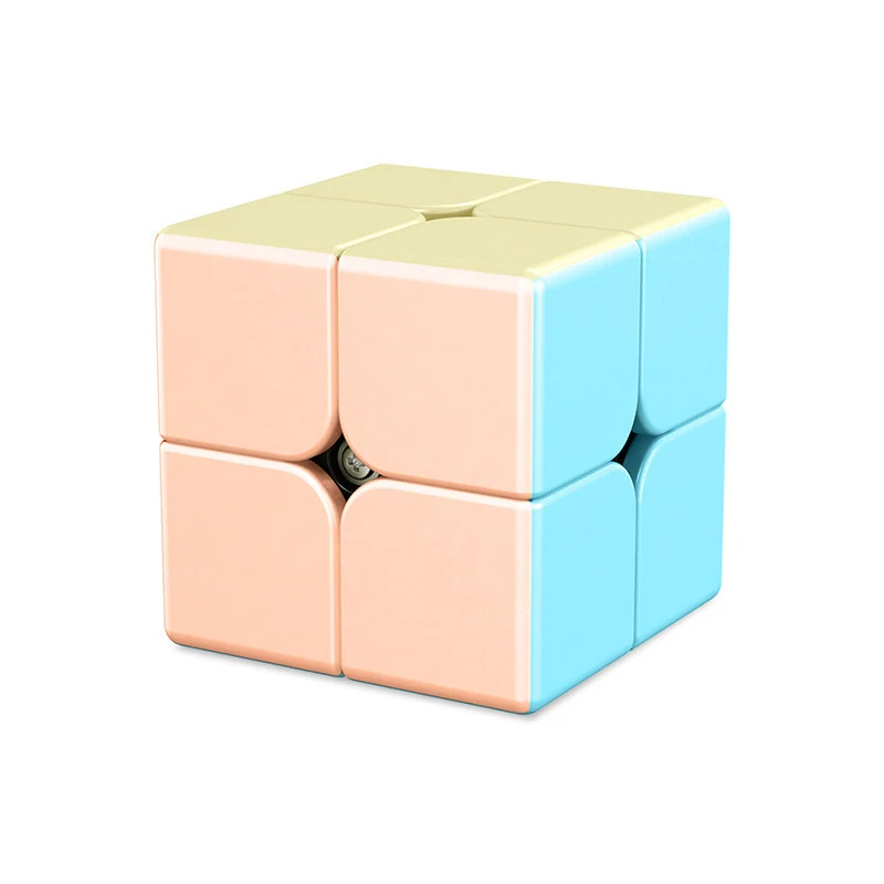 Mo Yu Macaroon 2x2 3x3 4x4 5x5 Pyraminxed Magic Cube Toy Set Cube Pack Macaroon Stickerless Neo Professional Puzzle Toy For Kids