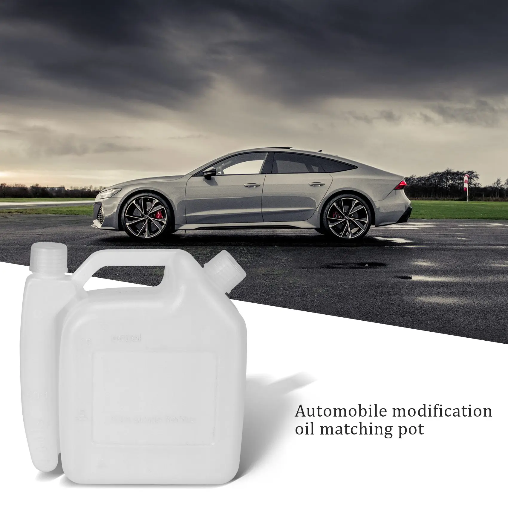 زجاجة خلط وقود ، 2 ضربة ، لتر