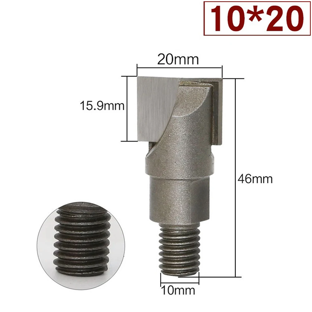 Power Tools Milling Cutter 3pcs Bottom Cleaning 10mm Shank 16/18/20MM CNC Door Lock Slotting Milling Cutter High Quality