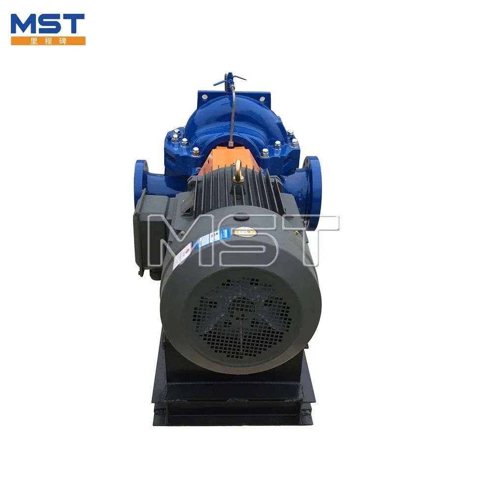 Operación estable Bomba centrífuga de doble succión de flujo grande de 12 pulgadas Bomba contra incendios con caja dividida