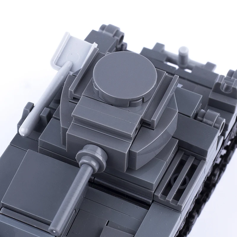 World War 2 Japanese Tank Soldier Figures Building Blocks Military 94-type Armored Vehicle Parts Army Mini Bricks Toys Kid Gun