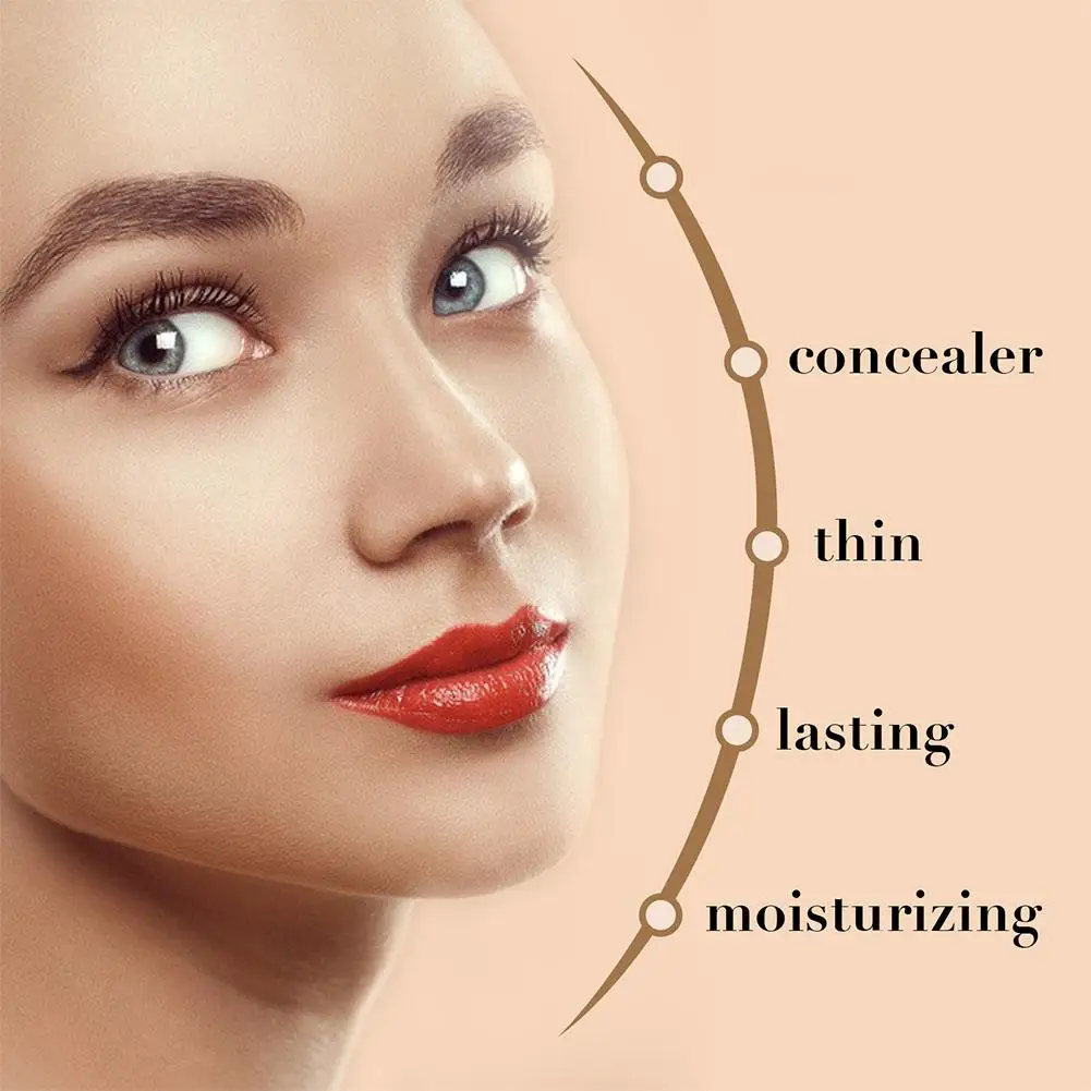 Air Cushion BB Cream Mushroom Head CC Cream Moisturizing Concealer Brighten Skin Tone Beauty Cream Liquid Foundation Face Makeup