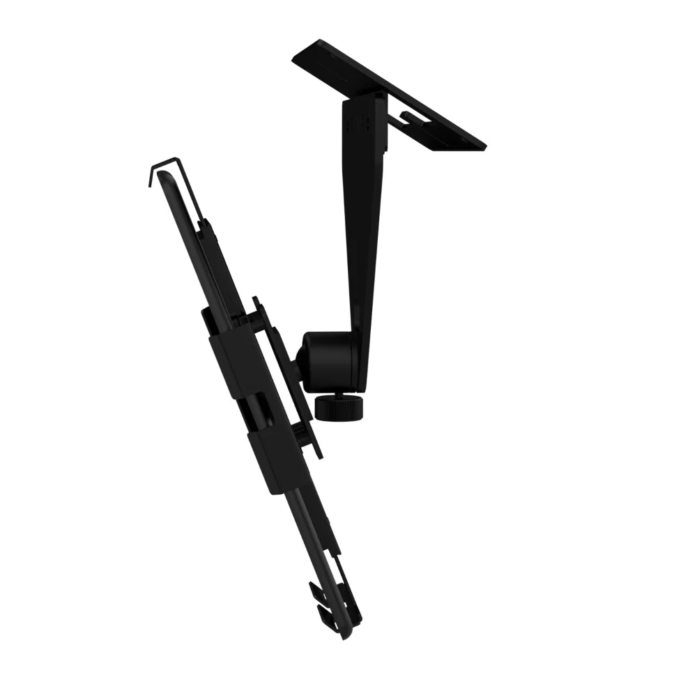 XSY Convenient Mobile Access Metal Tablet Stand Golf Cart Ceiling Stand Swivel Function Easy Access to Information