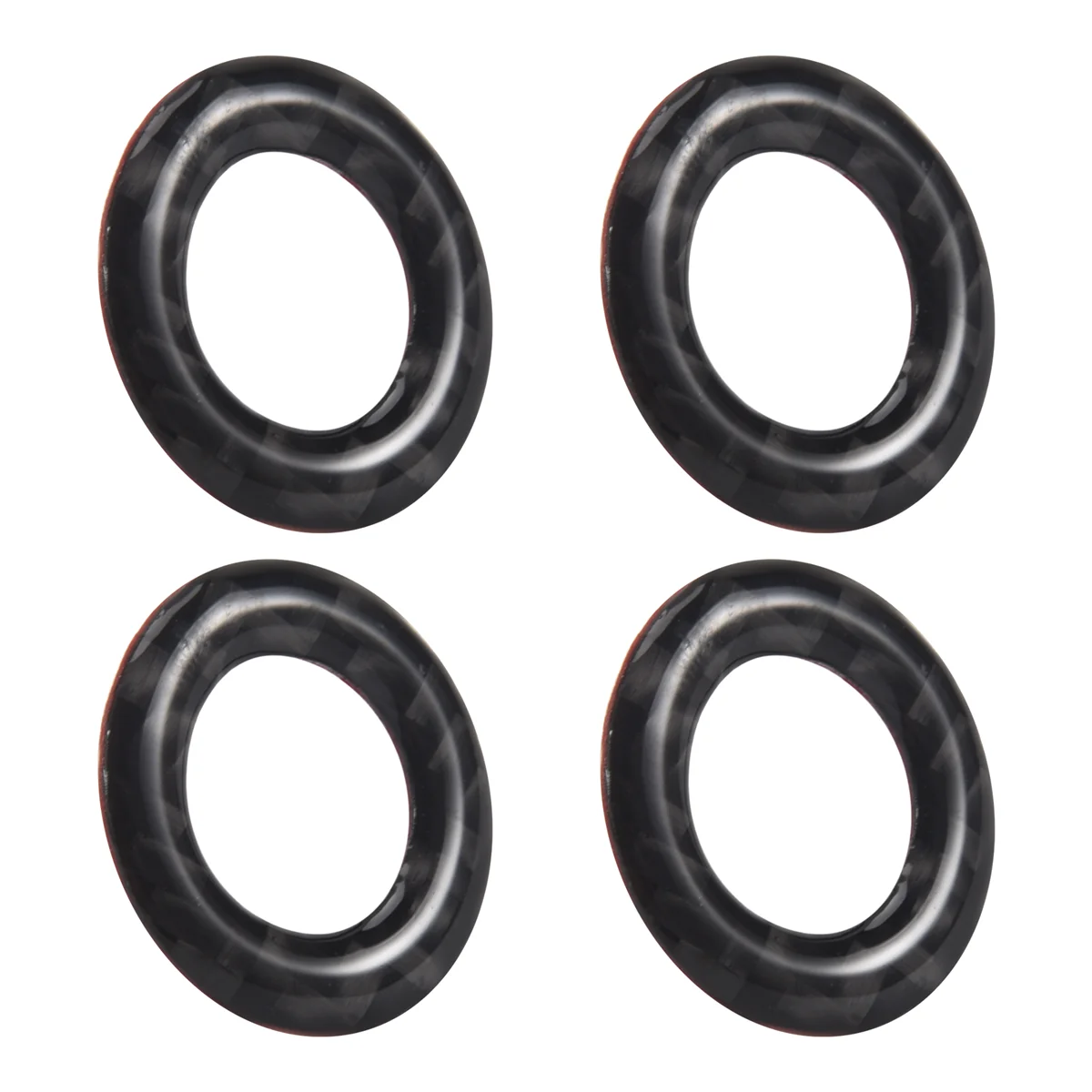 Car Door Pin Trim, 4Pcs Carbon Fiber Door Lock Pin Cover Trim Fits for C-Class W205 GLC C180 C200L