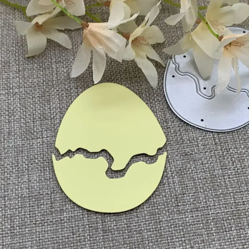 Easter cracked eggs Metal Cutting Dies Stencils For DIY Scrapbooking Decorative Embossing Handcraft Die Cutting Template