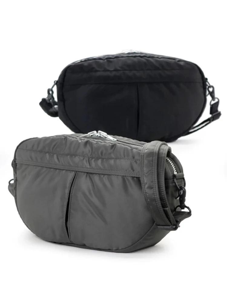 Versatile Nylon Backpack Water-Resistant Casual Unisex Commuting Travel Single Shoulder Crossbody Small Bag for Young Adults