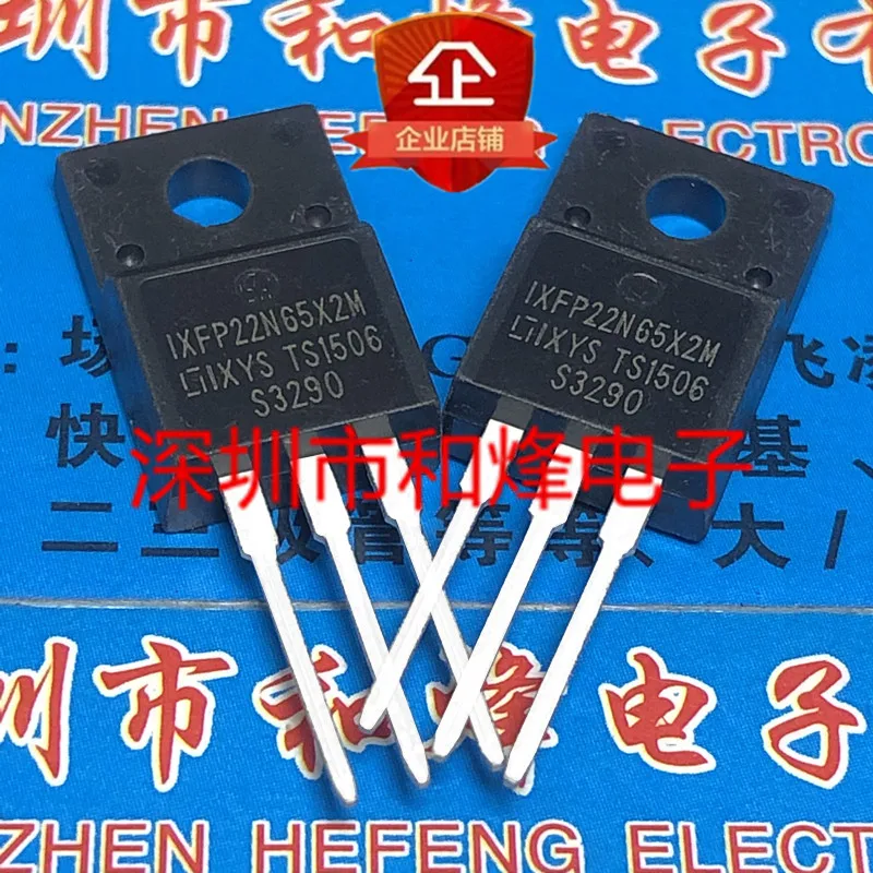Free shipping   IXFP22N65X2M  TO-220F 650V 22A      10PCS