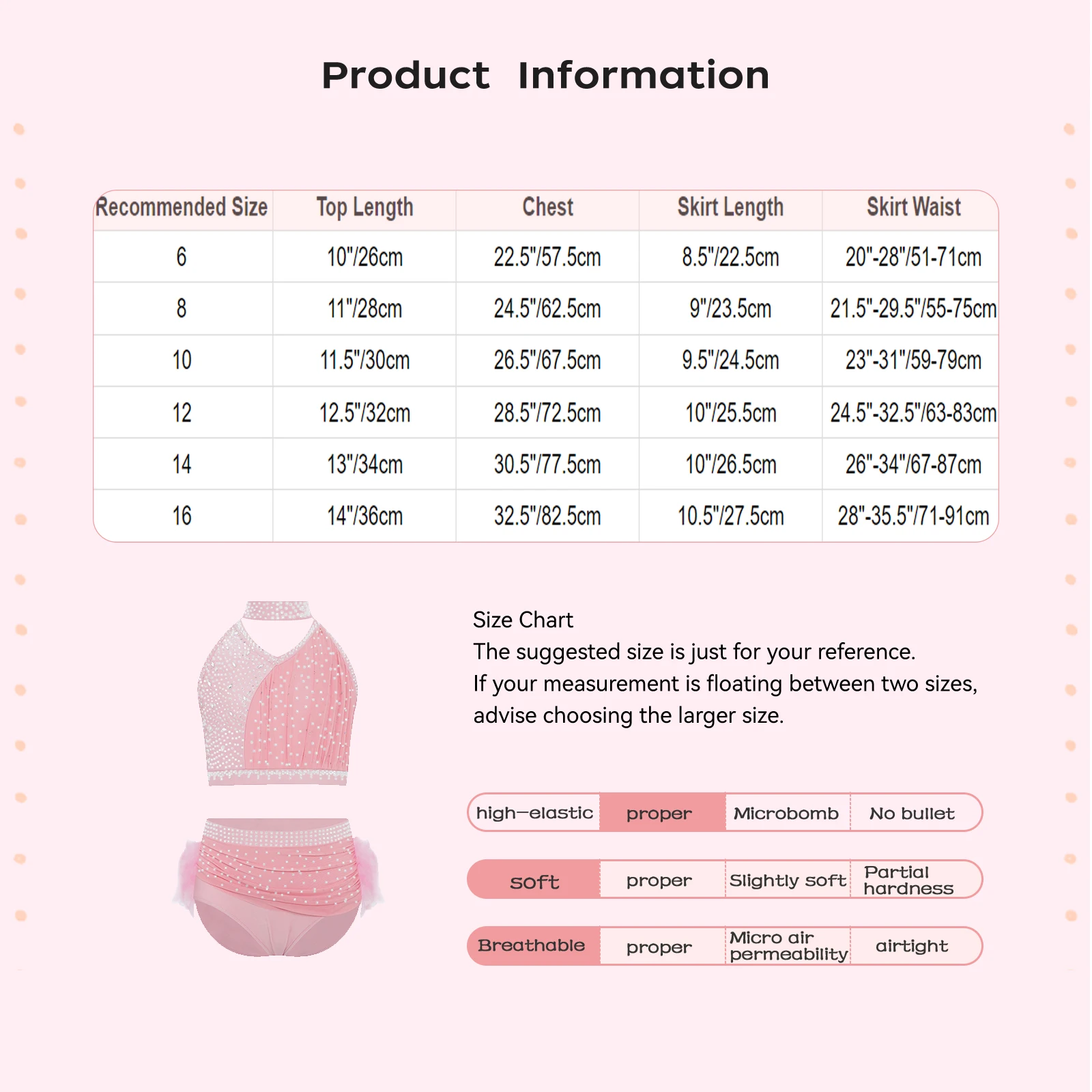 2Pcs 어린이 소녀 라틴 재즈 댄스 복장 반짝 이는 라인 석 셔링 크롭 탑과 팬티 스커트 발레 댄스 공연 의상