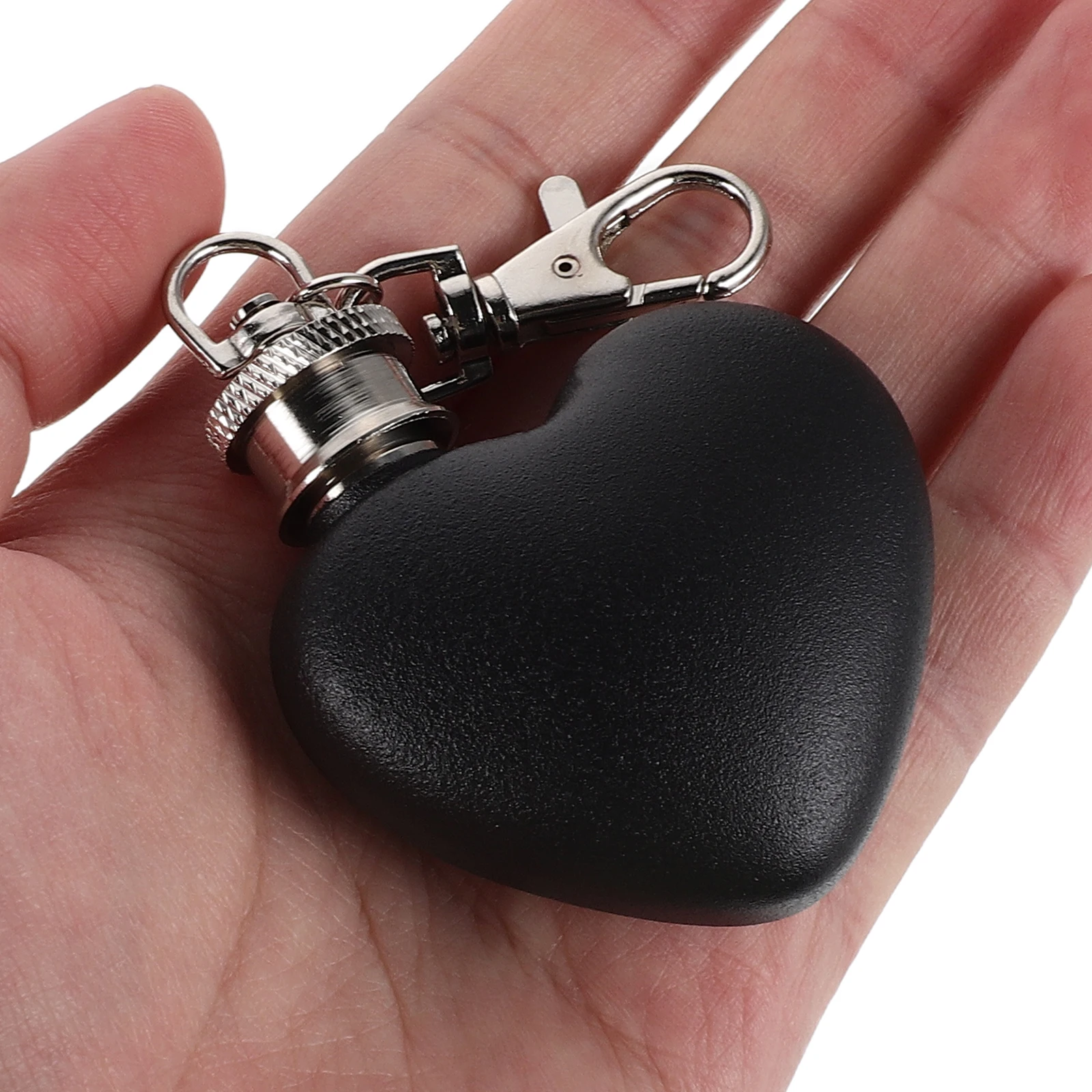 

30Ml Mini Heart Flask Keychain Stainless Steel Portable Pocket Liquor Bottle Hidden Whiskey Wine Flask for Camping Outdoor