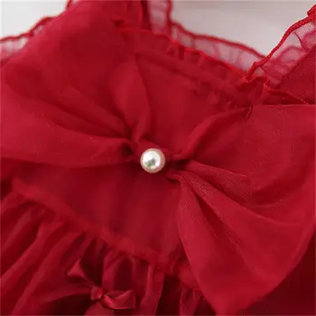 0-3歲可愛童裝幼兒夏季女孩無袖連身裙甜美大蝴蝶結兒童生日派對婚禮晚禮服 10 最佳銷售 幼兒生日禮服 - №5