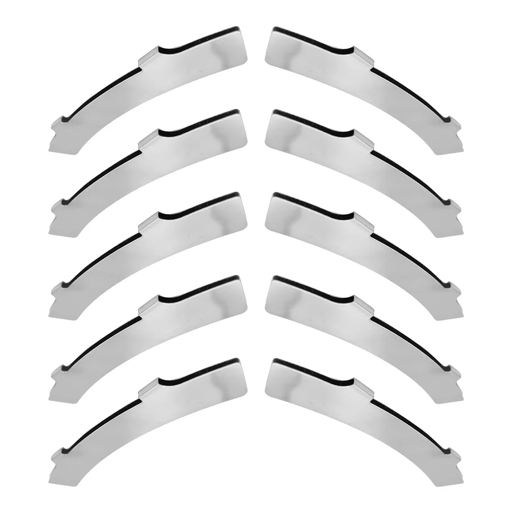 

10Pcs Disc Brake Adjustment Spacer Premium Stainless Steel Anti-Scratch Mountain Bike Disc Brake Interspace Tool Portable