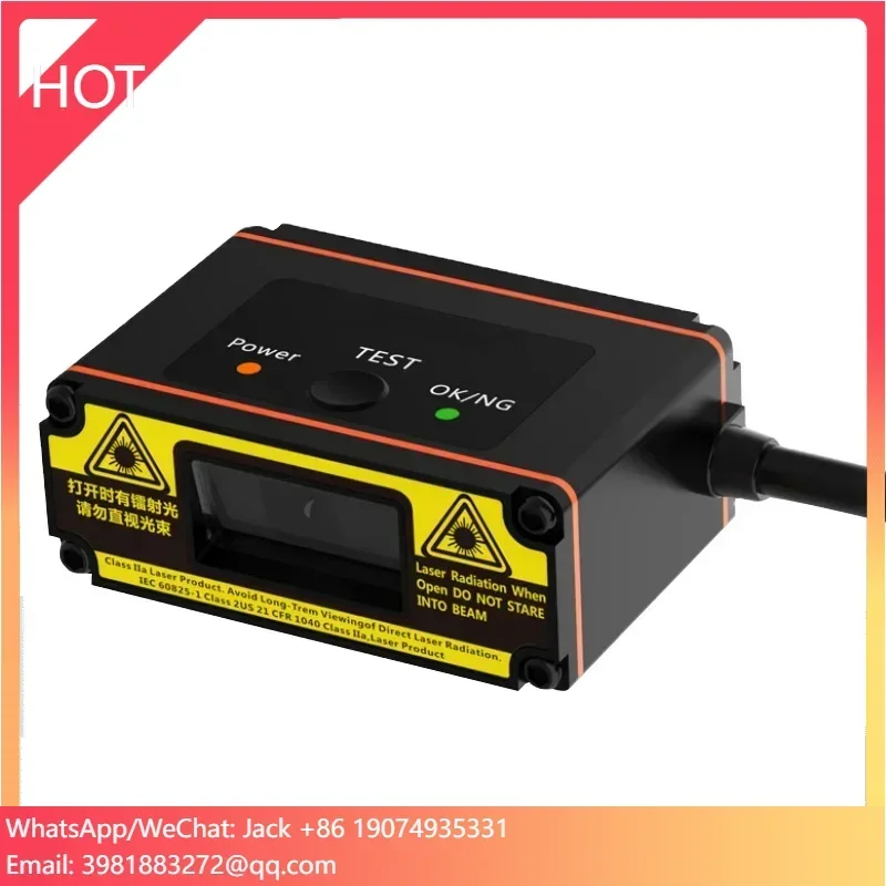 

LONVILL Wholesale USB RS232 Fixed 1D Code Reader Industrial Long Range Scanning Laser Barcode Scanners