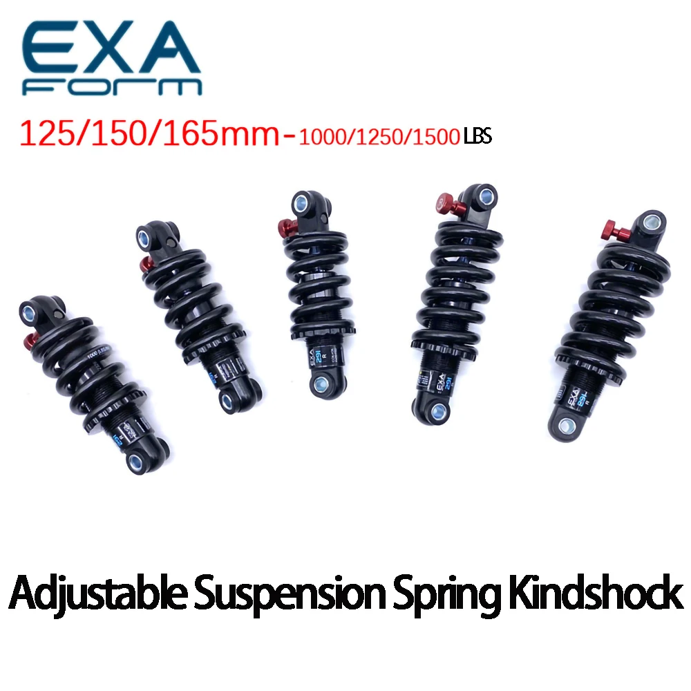 EXA Form 291R Rear Shock Absorber Adjustable Suspension Spring Kindshock Downhill MTB Bike Electric Scooter 125 150 165 190mm