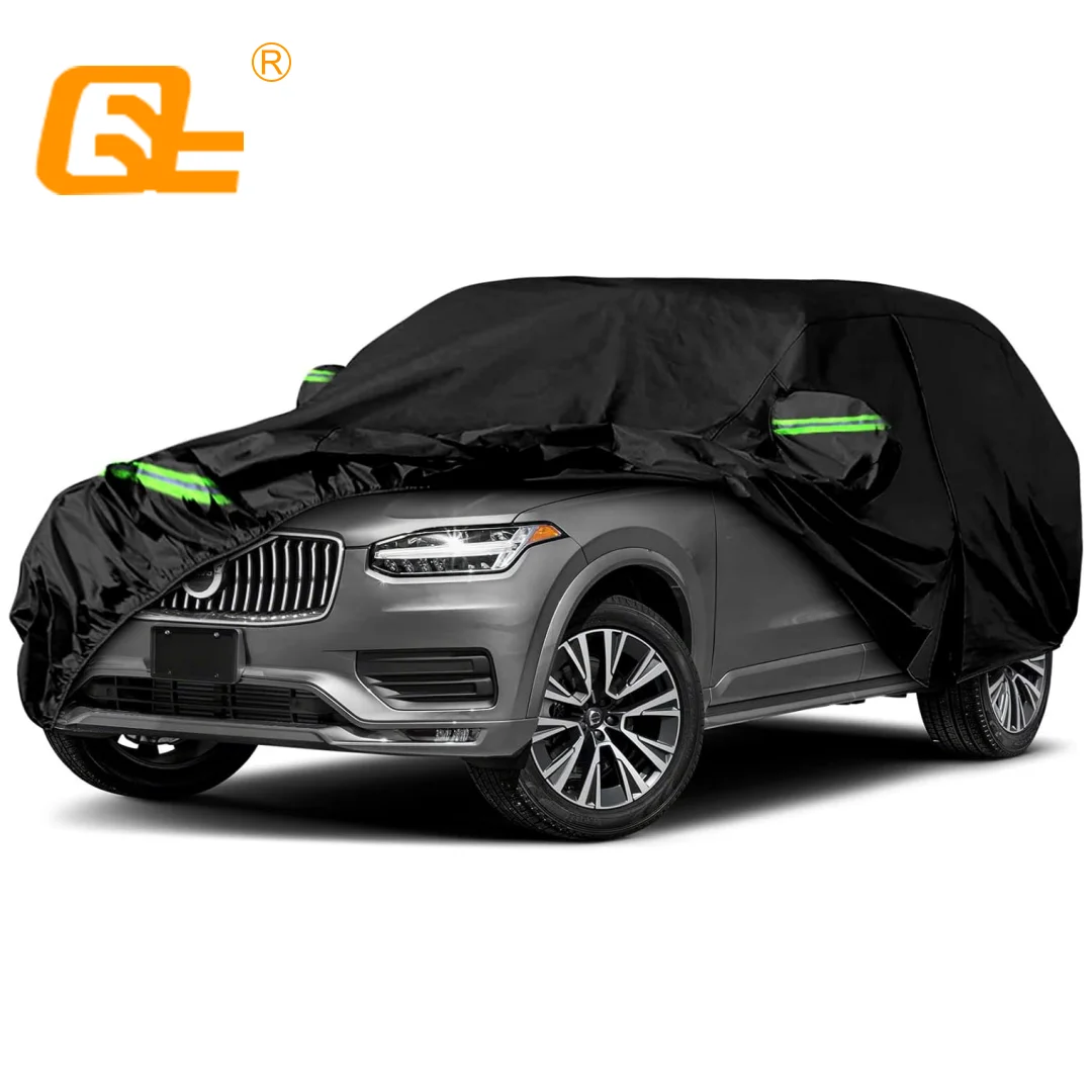 Wodoodporne pokrowce samochodowe na lata 2002-2024 Volvo XC90 z zamkiem błyskawicznym i wiatroszczelnymi paskami do ochrony przed kurzem i kurzem przed kurzem