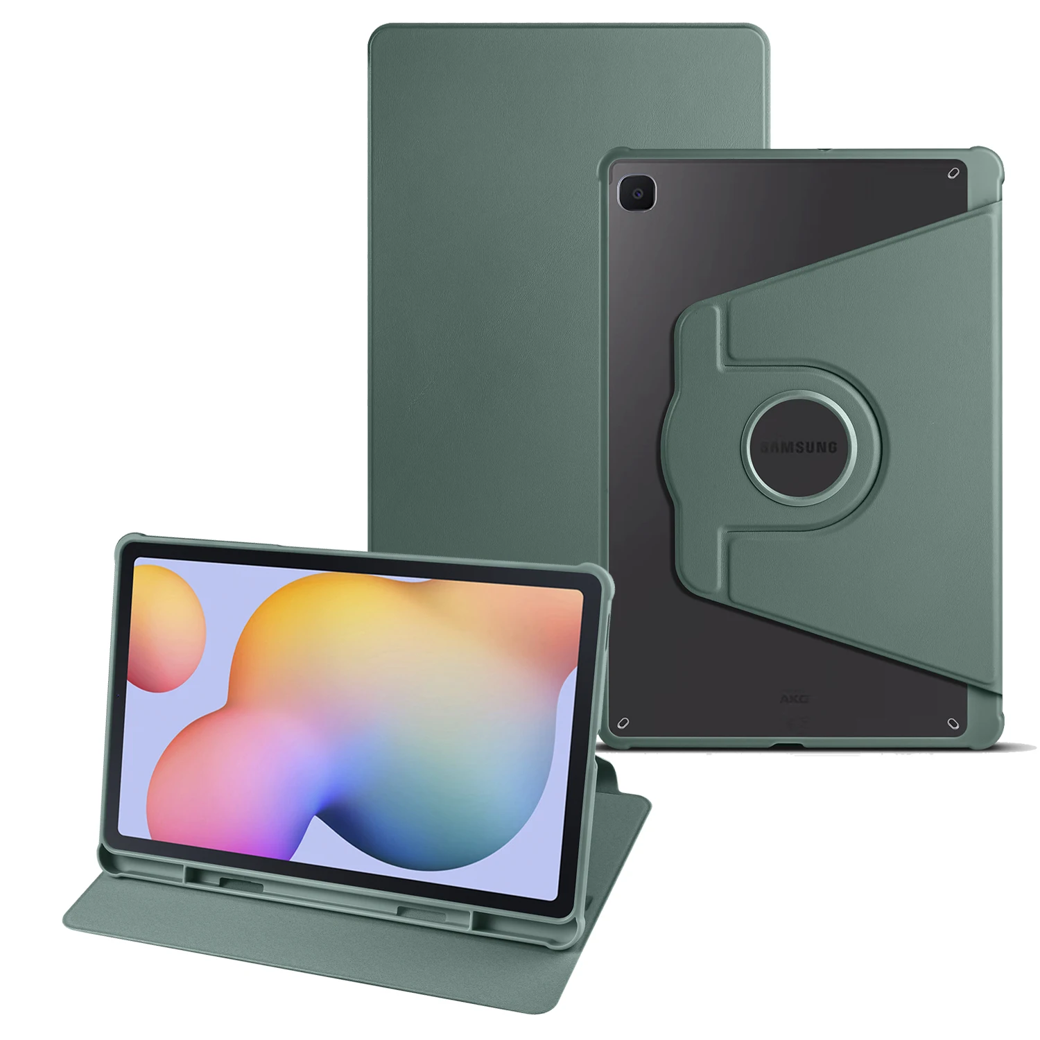 

Для Samsung Galaxy Tab S6 Lite (2024)/S6 Lite (2022)/S6 Lite (2020) Чехол для планшета с защитой от падения Подставка из искусственной кожи Акриловый чехол - B