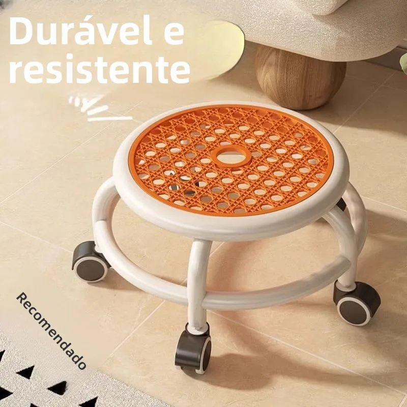 ユニバーサルホイール小型スツール大人用ローラーロースツールモバイルホーム小型美化ボードスツールホイールスツールラウンドスツール