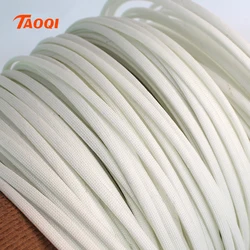 600 Deg High Temperature Braided Soft Chemical Fiber Tubing Insulation Cable Sleeving Fiberglass Tube 1M 1-25mm Diameter