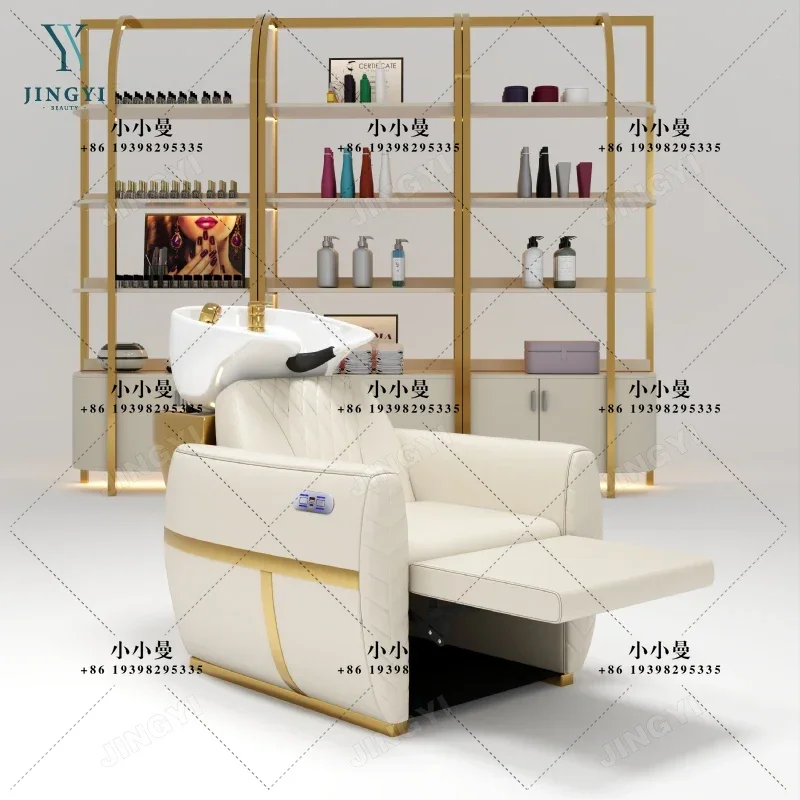 custom.European Style  Washing Hair Equipment Wash Basin Bowl Shampoo Chair Sofa Spa Massage Shampoo Station