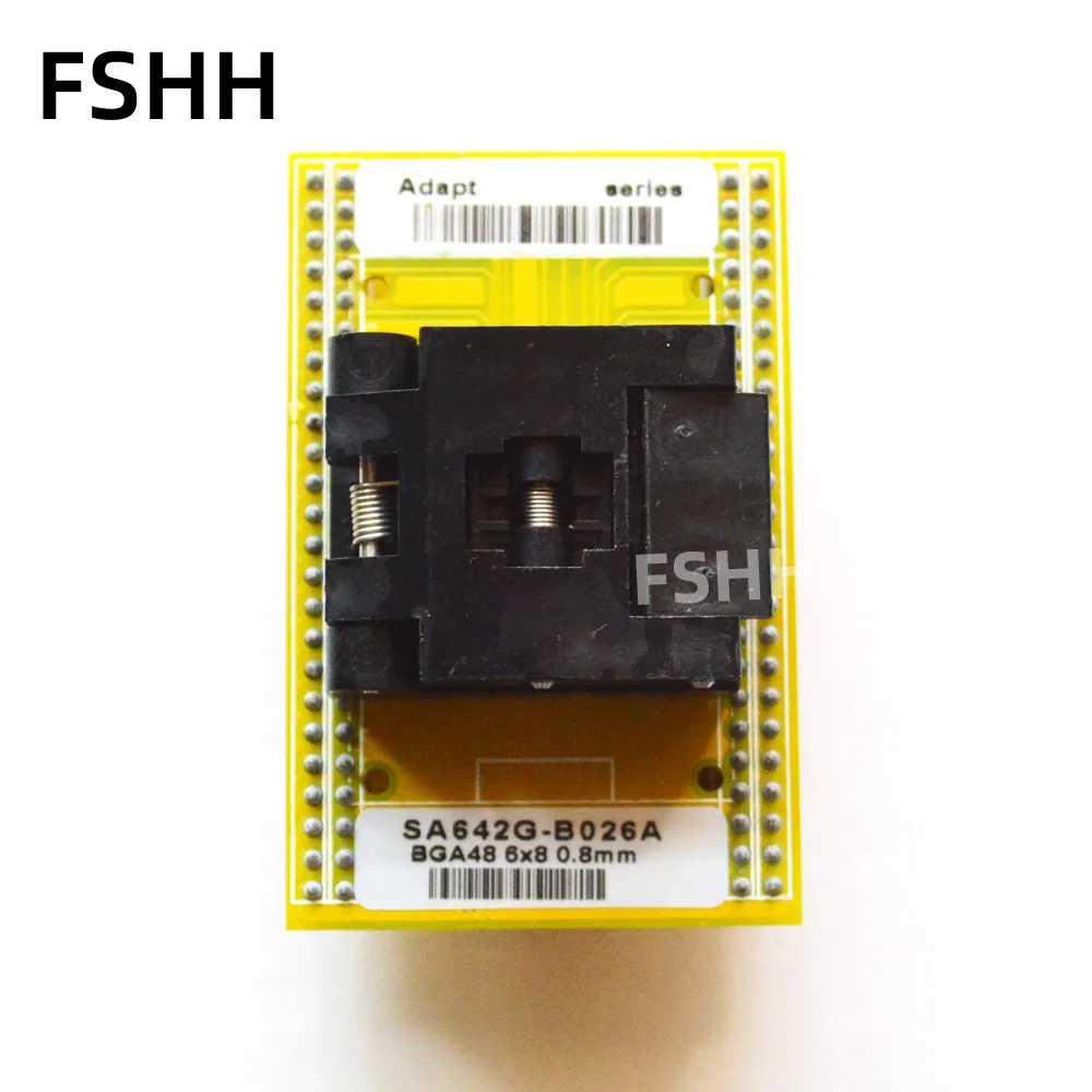 USB-адаптер для программатора BGA48 в DIP48, тестовый разъем 6 мм x 8 мм, шаг = 0,8 мм