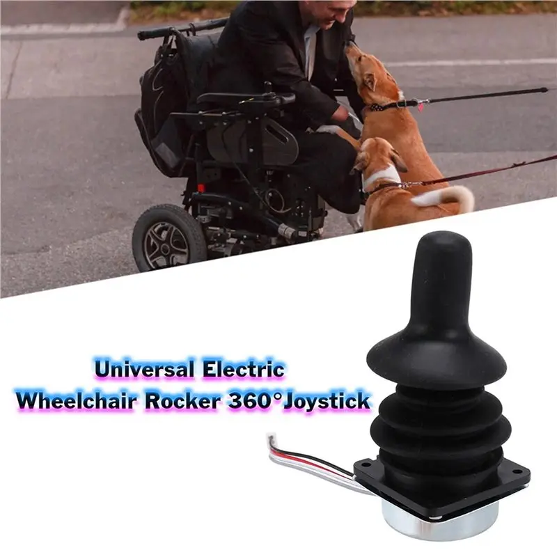 X12A-2X Universal Joystick Electric Wheelchair Rocker Joystick 360 Degree Rotation Intelligent Joystick