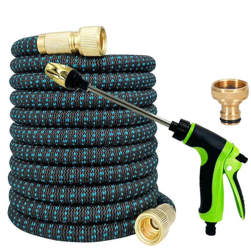 Horticultural Expansion Hose 25FT-125FT, High-Pressure Long Rod Water Gun, Garden Water Pipe, Gardening Watering Tool